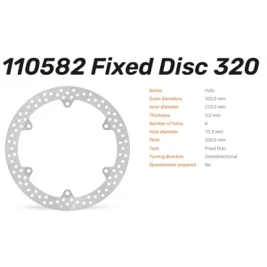 Heißes Angebot Moto-Master Bremsscheibe Halo vorn passend für Honda CB 500 650 F X / CBR 500 650 - 110582