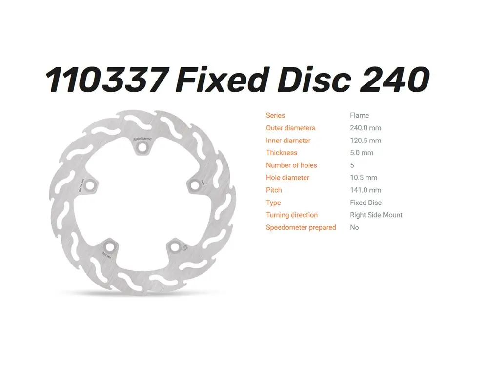 Moto-Master Bremsscheibe Flame hinten passend für Suzuki - 110337 Online Kaufen