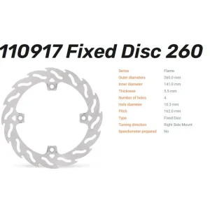 Schnäppchen Moto-Master Bremsscheibe Flame hinten passend für Suzuki V-Strom 800 - 110917