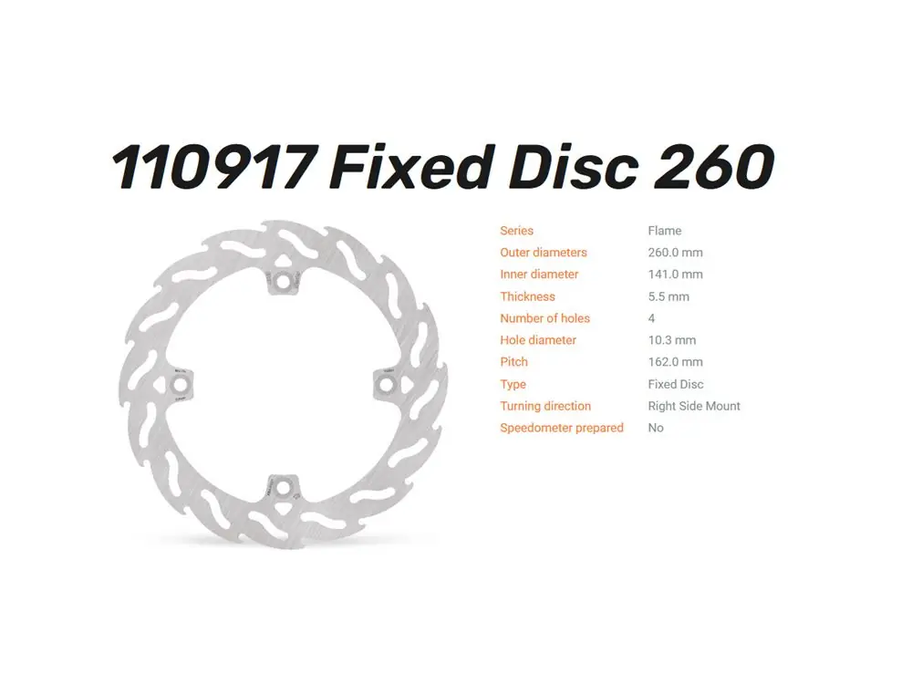 Schnäppchen Moto-Master Bremsscheibe Flame hinten passend für Suzuki V-Strom 800 - 110917