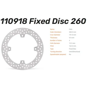 Jetzt Kaufen Moto-Master Bremsscheibe Halo hinten passend für Suzuki V-Strom 800 - 110918