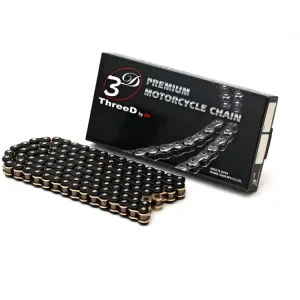 ThreeD 3D 525Z High Performance Kette 110 Glieder Farbe gold Neue Kollektion