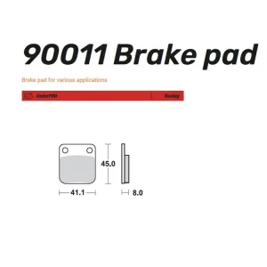 Moto-Master Bremsbelag Sinter Racing Pro vorn rechts - 90011 Billig