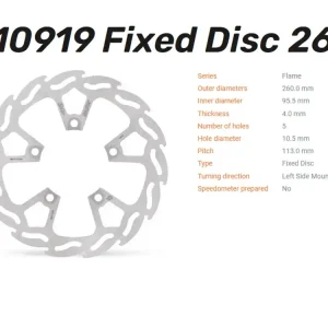 Moto-Master Bremsscheibe Flame hinen passend für Aprilia SR GT 125/200 - 110920 Aktuell