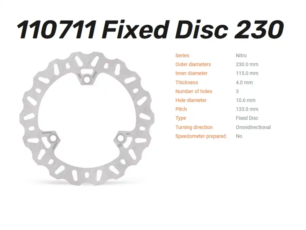 Moto-Master Bremsscheibe Nitro vorn passend für Yamaha Nmax 125/155 (GPD-A) - 110711 Super-Preis