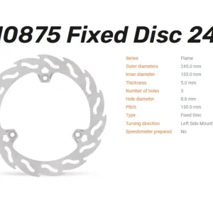 Beliebt Moto-Master Bremsscheibe Flame hinten passend für Yamaha X-Max 125 (YPRA) 300 (CDZ-A) ABS - 110875