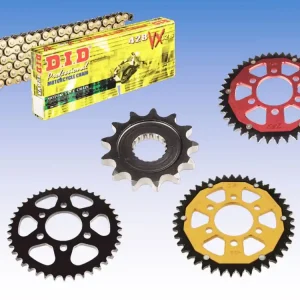 DID Kettensatz passend für Keeway RKS 125 ie / Sport CBS (Bj.17-) DID428 Kette Kostenloser Rückversand