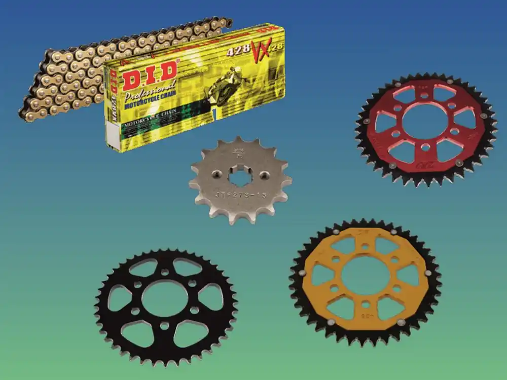 Schneller Versand DID Kettensatz passend für Benelli TNT 125 Tornado Naked CBS (Bj.17-) DID428 Kette