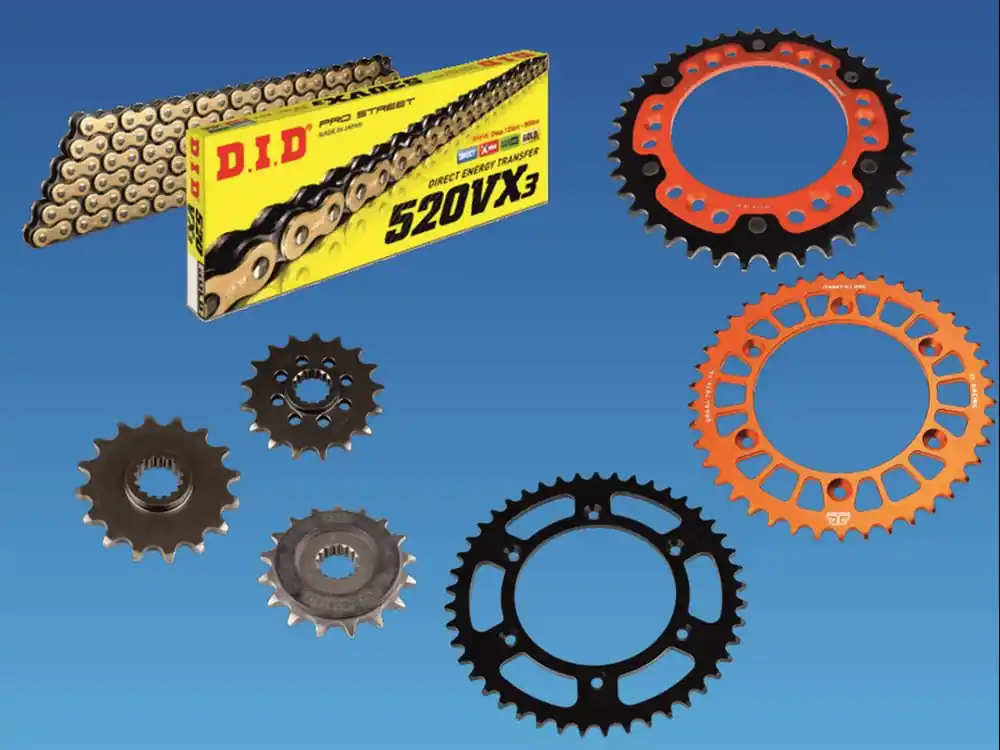 Kostenloser Versand DID Kettensatz CF Moto MT Sport / Touring 800 ABS (Bj.22-) DID520VX3 Kette