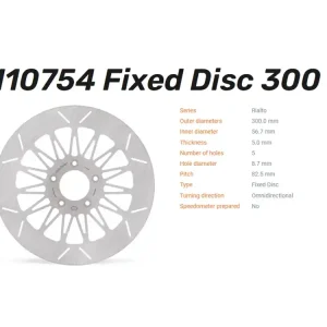Sonderaktion Moto-Master Bremsscheibe Rialto 300 vorn passend für Harley Davidson - 110754
