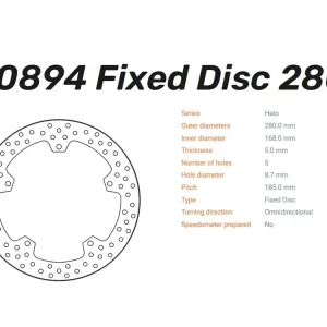 Moto-Master Bremsscheibe Halo hinten passend für Harley Davidson 1250 PanAmerica - 110894 Aktuell