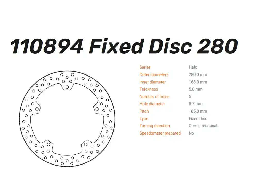 Moto-Master Bremsscheibe Halo hinten passend für Harley Davidson 1250 PanAmerica - 110894 Aktuell