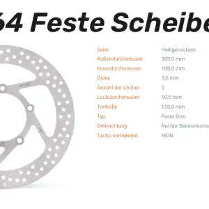 Kostenfreie Lieferung Moto-Master Bremsscheibe Halo-Serie passend für Suzuki - 110564