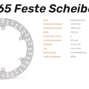 Moto-Master Bremsscheibe Halo-Serie passend für Yamaha - 110565 Bestpreis