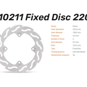 Direktkauf Moto-Master Bremsscheibe hinten passend für Ducati - 110211