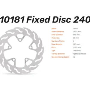 Billig Moto-Master Bremsscheibe hinten passend für Suzuki - 110181