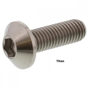 Neuheit Bremsscheibenschraube M8x1.25 25mm Edelstahl / Titan