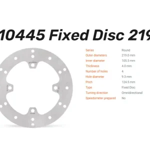 Moto-Master Bremsscheibe hinten passend für Polaris Sportsman 400 / 500 / 600 / 700 / 800 - 110445 Rabatt