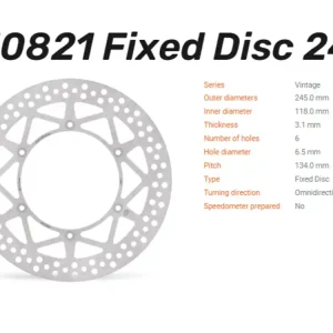 Moto-Master Bremsscheibe Vintage vorn passend für Yamaha - 110821 Abverkauf