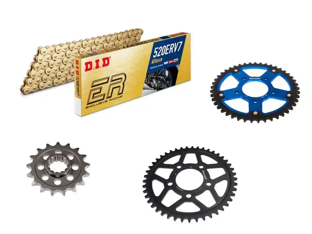 DID Racing Kettensatz passend für BMW S 1000 RR HP4 (Bj.13-) mit Racing Kette Knallerangebot