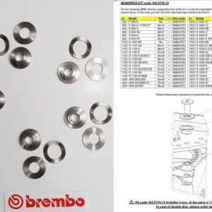 Nur Für Kurze Zeit Brembo Buchsensatz passend für BMW Scheiben 4.5 mm bis Bj.08 - 105577613
