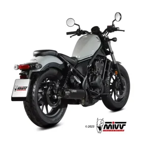 Sichere Zahlung MIVV HR-1 Endschalldämpfer Edelstahl Schwarz passend für HONDA CMX 500 REBEL 22-24