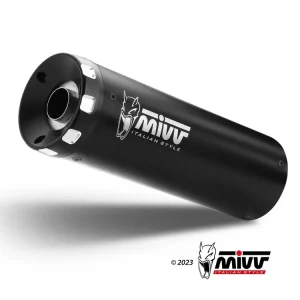 MIVV HR-1 Edelstahl Schwarz Endschalldämpfer passend für Honda CMX 1100 Rebel 22-24 Letzte Chance