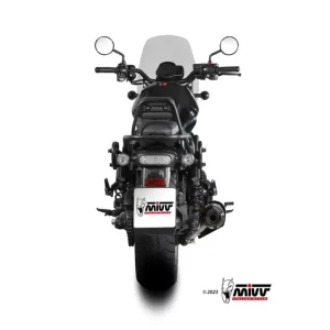 Abverkauf MIVV HR-1 Endschalldämpfer Edelstahl Schwarz passend für Honda CMX 1100 Rebel 22–24