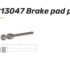 Moto-Master 213047 hinten Bolzen für Bremsbeläge Expressversand