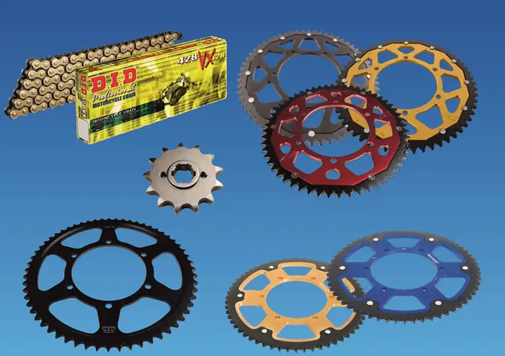 DID Kettensatz passend für Malaguti Monte Pro 125 (Bj.2019-) DID 428 Kette Neue Ware
