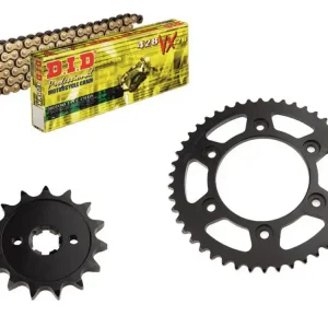 Preisreduziert DID Kettensatz passend für Sachs 125 Madass (Bj.06-11) DID428 Kette