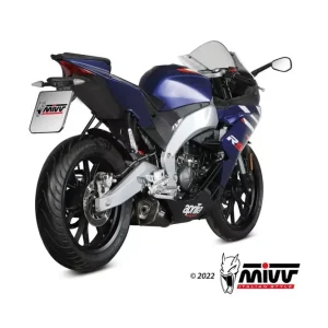 MIVV DELTA RACE Edelstahl Komplettanlage passend für Aprilia RS 125 21-24 Must-Have