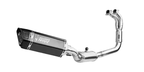 MIVV SR-1 Titan Komplettanlage mit Carbonendkappe passend für YAMAHA R7 22-24 Super-Preis