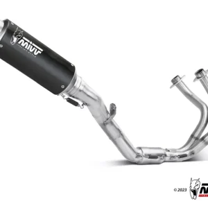 MIVV GP-PRO Endschalldämpfer Edelstahl Schwarz passend für Kawasaki Ninja Z 650 24-25 Geprüft