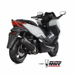 Rabatt MIVV MOVER Edelstahl Schwarz mit Kat passend für Honda ADV/SH/FORZA 350 22-24