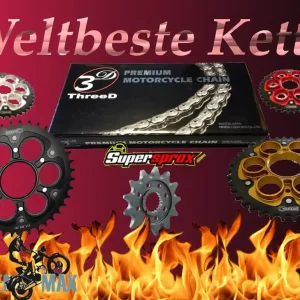 3D Kettensatz Stealth passend für Ducati Panigale 1199 /S ABS (12-) Afam ThreeD 3D520Z High Performa Solange Der Vorrat Reicht