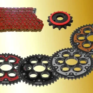 Afam Kettensatz Stealth passend für Ducati 1200 Multistrada Afam 530XHR2 Kette rot Bestseller