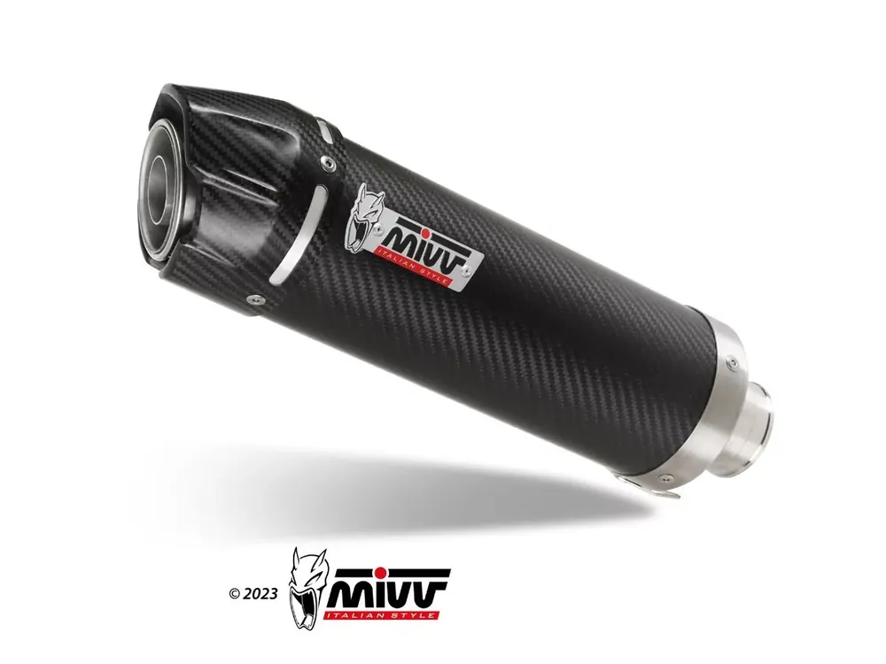 MIVV GP-C Carbon Endschalldämpfer passend für Suzuki GSF 650 Bandit 2007-2015 Markenware