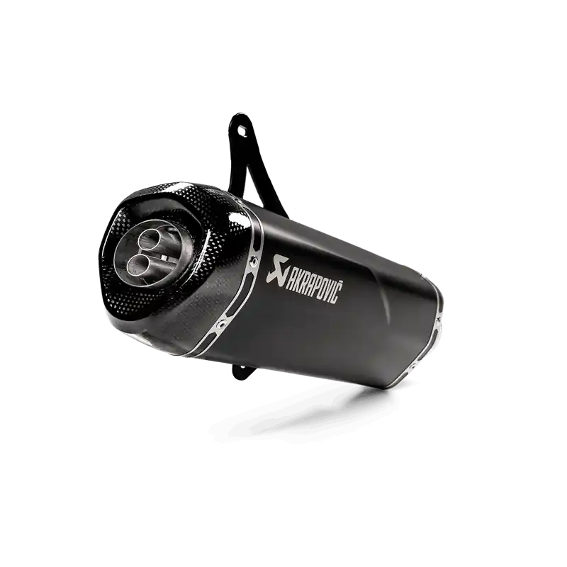 Akrapovic Slip On Schalldämpfer schwarz für Vespa GTS 125/150 ie.Super/250/300 /GTV250; Bj.05-20 Abverkauf