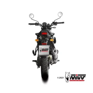 MIVV Endschalldämpfer Oval Edelstahl passend für ROYAL ENFIELD SCRAM 411 & HIMALAYAN 22-24 Meistverkauft