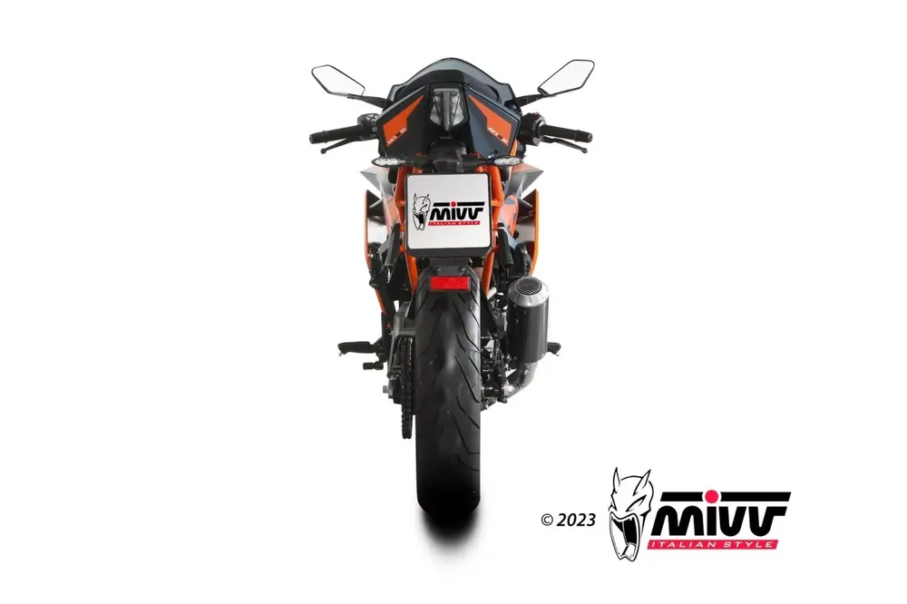 MIVV MK3 Edelstahl Endschalldämpfer passend für KTM RC 390 2021-2023 Schnäppchen