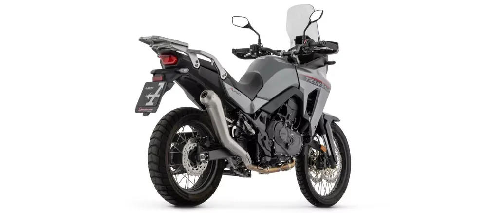 Geprüft Arrow Dakar Replica Endschalldämpfer Edelstahl passend für Honda XL 750 Transalp 23-