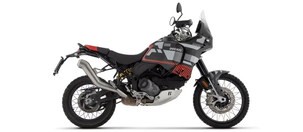 Arrow Dakar Replica Edelstahl Endschalldämpfer passend für Ducati Desert X 950 22-23 Knallerangebot