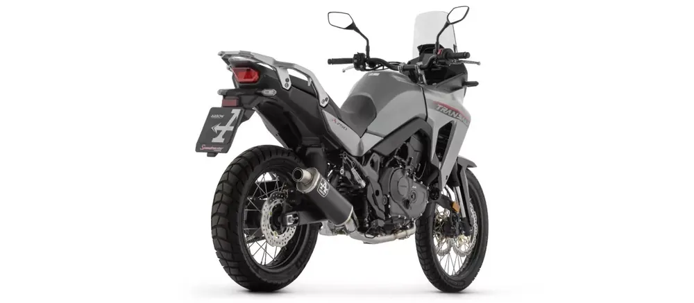 ARROW Indy Race EVO Endschalldämpfer Aluminium schwarz passend für Honda XL 750 Transalp (2023–) Kostenfreie Lieferung