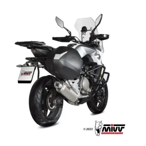 Sale MIVV Oval Endschalldämpfer Edelstahl passend für CF MOTO 650 MT 21-23