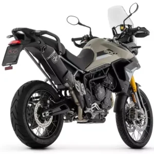 ARROW VELOCE Aluminium Schwarz Endschalldämpfer passend für Triumph Tiger 850-900 20-23 Wochenendangebot