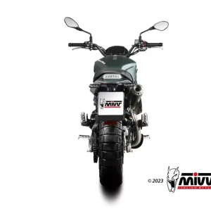 MIVV X-M1 Endschalldämpfer Edelstahl Schwarz passend für Benelli Leoncino 800 Trail 22-23 Bestseller