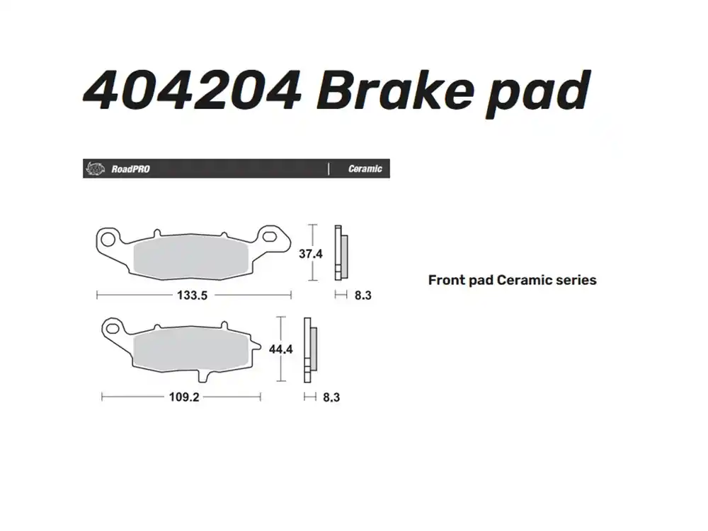 Kracherpreis Moto-Master Bremsbelag organisch / Sinter vorn - 404204 404201