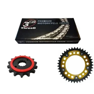 3D Kettensatz Stealth passend für Honda CB1300 SC54 (01-12) ThreeD 3D530Z weltstärkste Kette Silentr Top-Seller