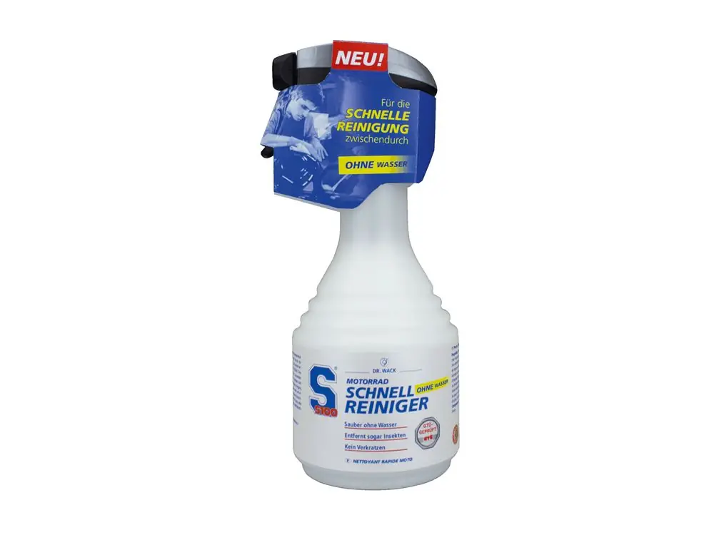 S100 Motorrad Schnellreiniger / Bundle mit Tuch - Dr Wack - Super-Preis